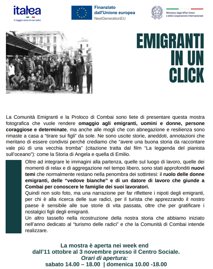 EMIGRANTI IN UN CLICK